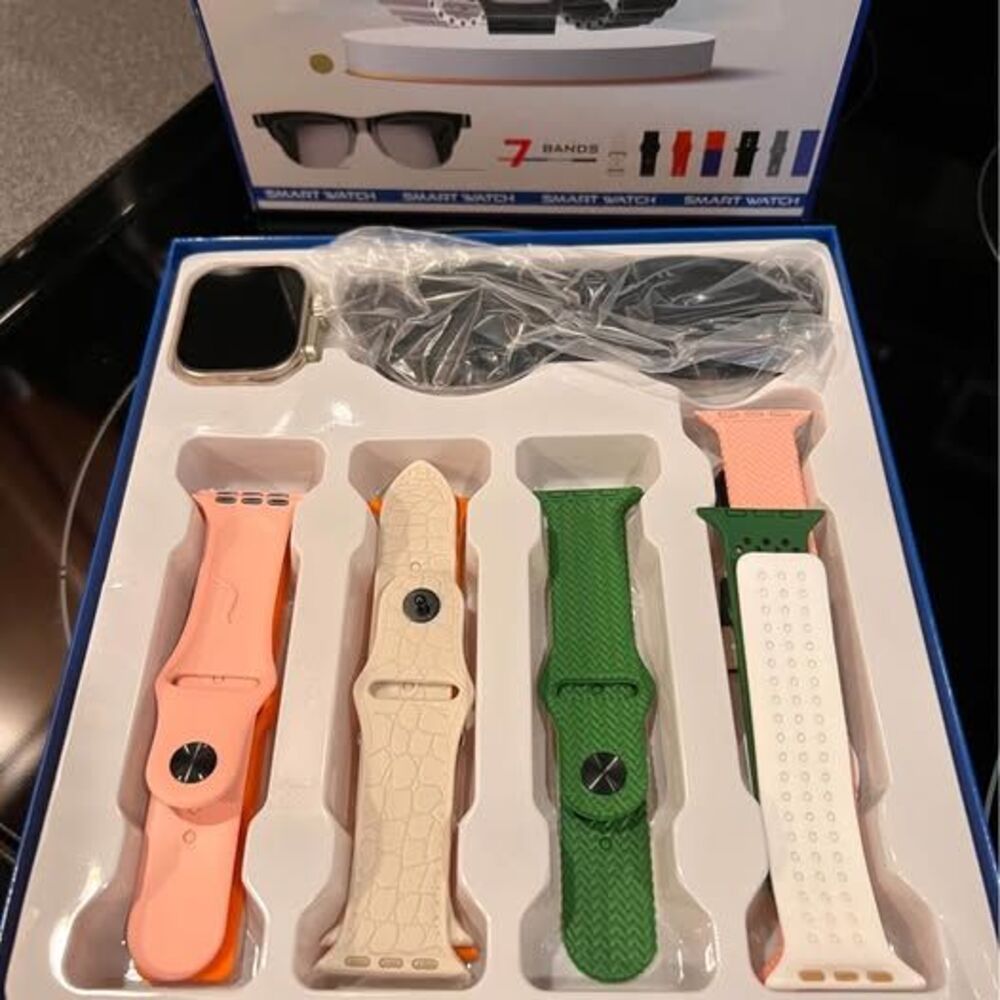 SOLD: ZT-325 Plus Smart Watch Bundle 🌟 7 Bands + Bluetooth Sunglasses NEW